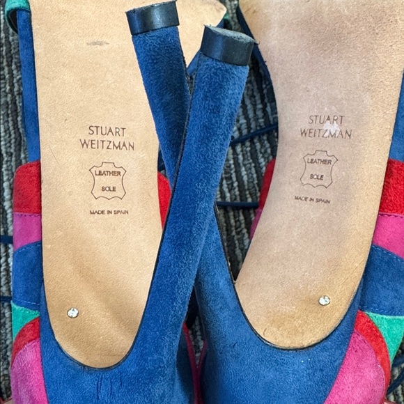 Stuart Weitzman The Legwrapsong Heel Sandals Size 9 - Picture 8 of 10